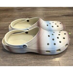 Crocs Classic Color Dip Clog Bone Multi Color Men’s US Size 17 New